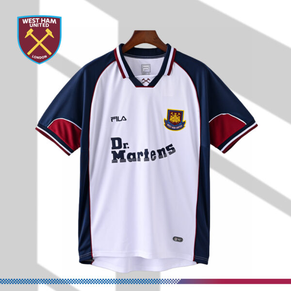 1999/2000 West Ham United Away Retro Football Shirt