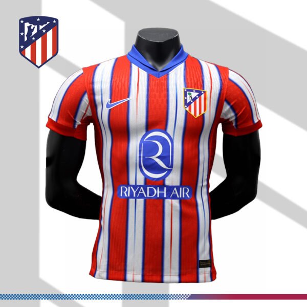 2024/2025 Atletico Madrid Home Football Shirt (Player Edition)