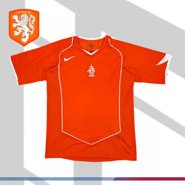 2004 Netherlands Home Retro Football Shirt