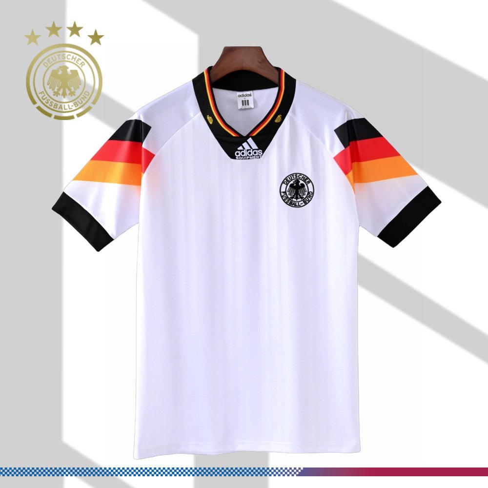 97d27e63ec-011016784d 1992 Germany Home Retro Football Shirt - Image 1