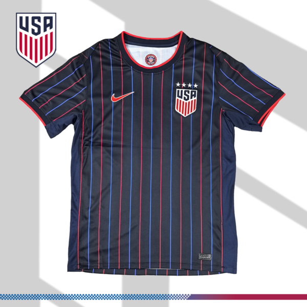 2025 USA Away football shirt with stars (Fan Edition)