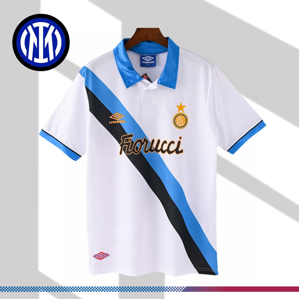 9cfb46814a-0551533985 1994/1995 Inter Milan Away Retro Football Shirt - Image 1