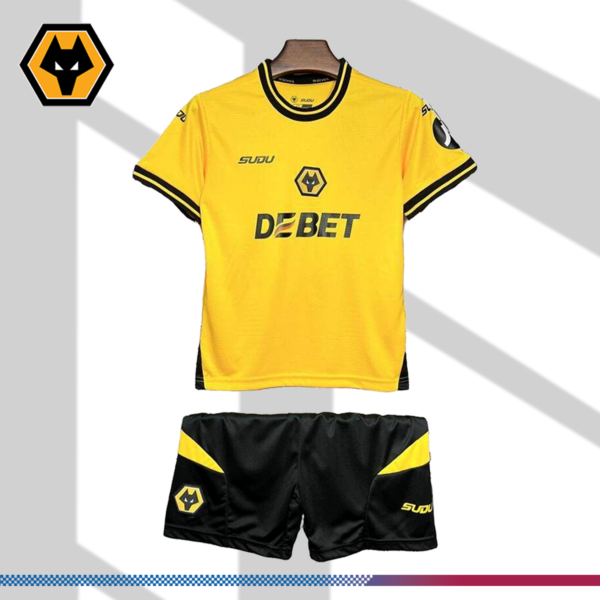 2024/2025 Wolves Home Football Shirt (Kids Edition)