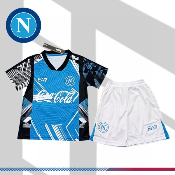 2024/2025 Napoli Pre-match Training Football Shirt (Kids Kit)