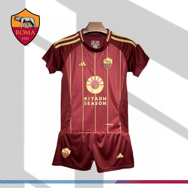 2024/2025 Roma Home Football Shirt (Kids Kit)