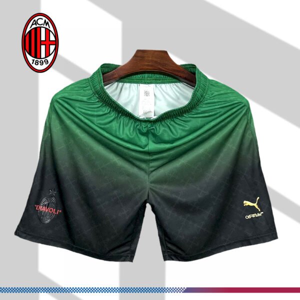 2025/2026 AC Milan Joint Edition Of Black And Green Shorts