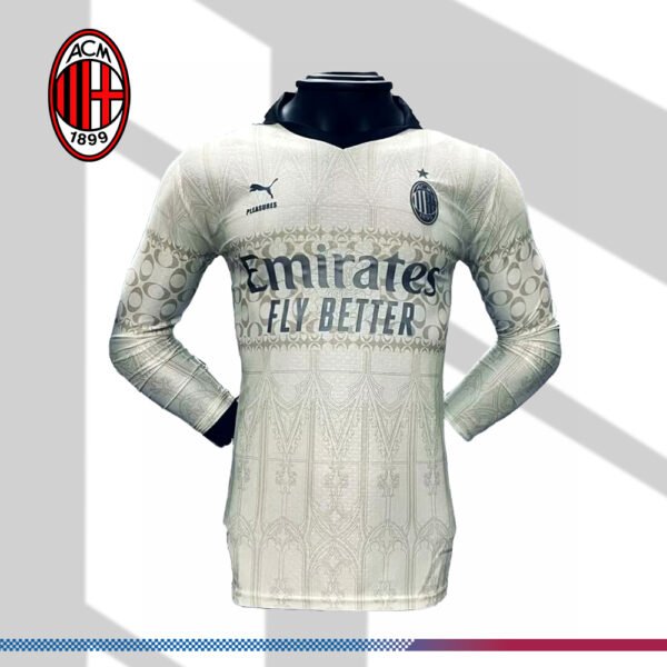 2024/2025 AC Milan Long Sleeve Football Shirt (Player Edition)