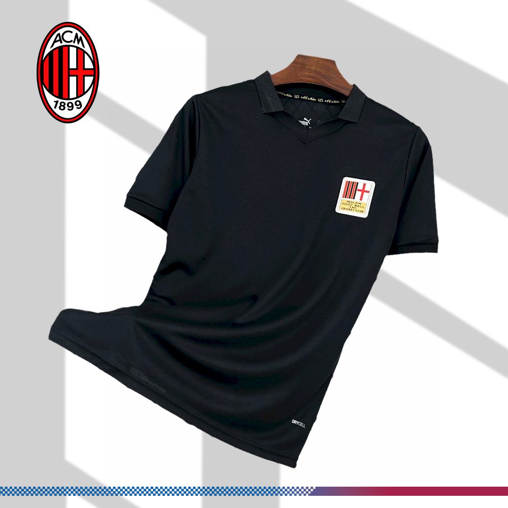 AC-01184500f0 2024/2025 AC Milan 125th Anniversary Black Commemorative Edition Football Shirt (Fan Edition) - Image 1