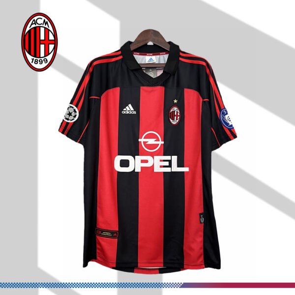 2000/2001 AC Milan Home Retro Football Shirt