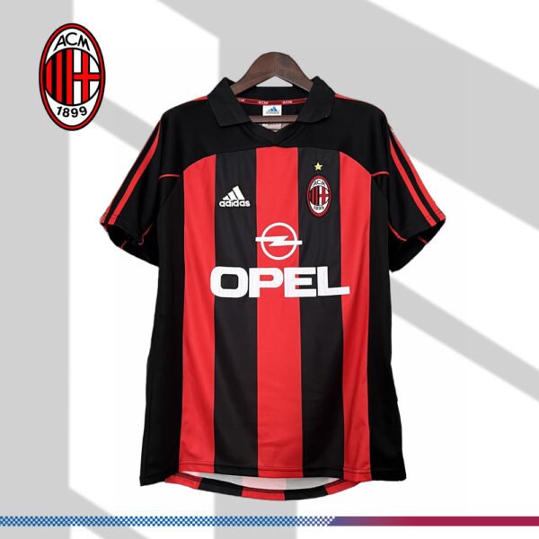 2001/2002 AC Milan Home Retro Football Shirt