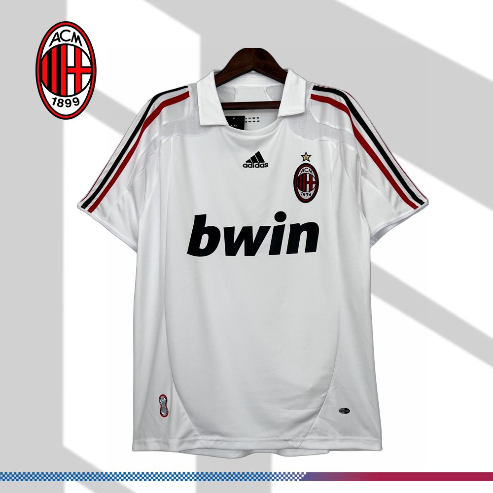 AC-073807cc91 2007/2008 AC Milan Away Retro Football Shirt - Image 1