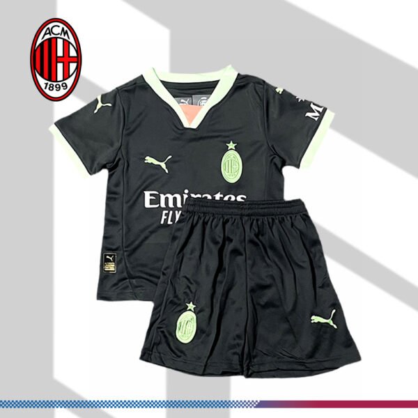 2024/2025 AC Milan Second Away Football Jersey (Kids Kit)