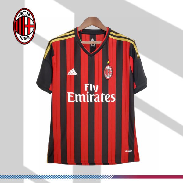 2013/2014 AC Milan Home Retro Football Shirt