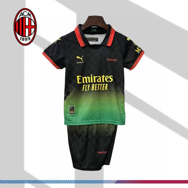 2025/2026 AC Milan Joint Edition Football Shirt (Kids Kit)
