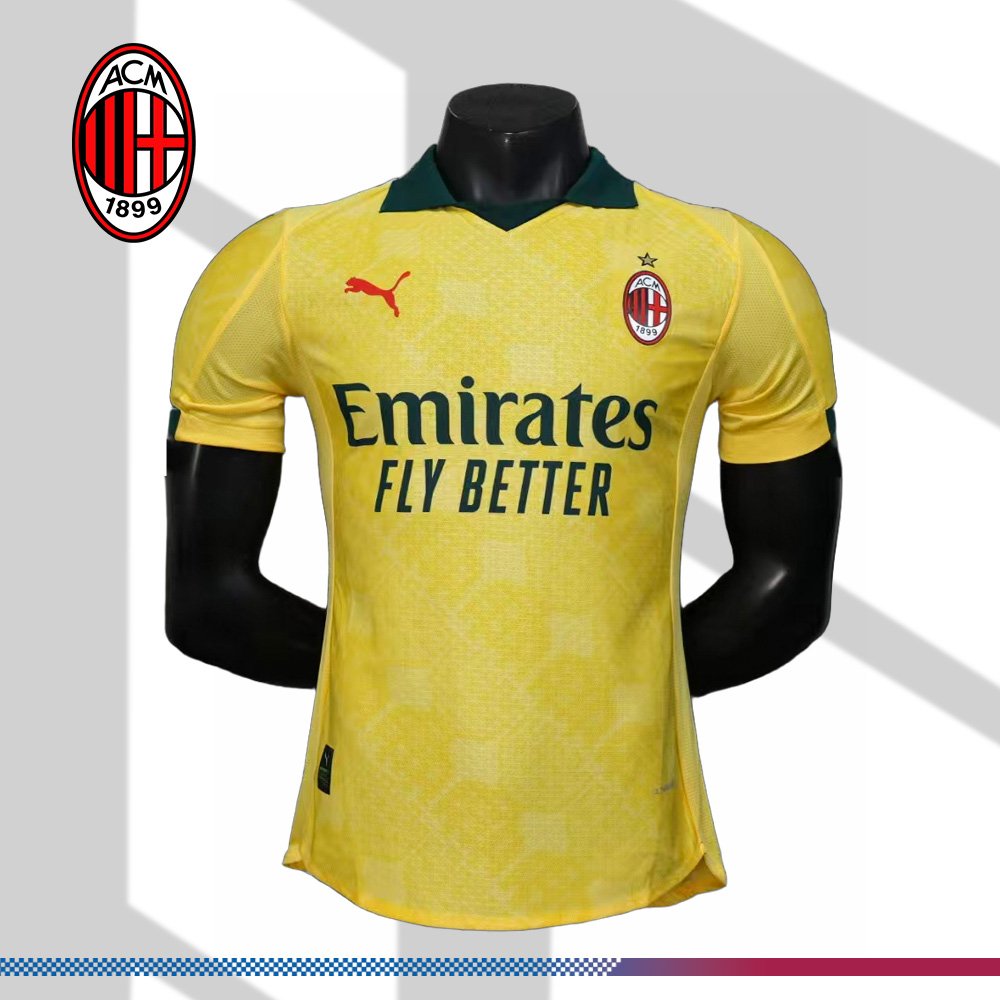 AC3-0421148f82 2025/2026 AC Milan Second Away Football Shirt (Player Edition) - Image 1