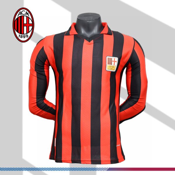 2024/2025 AC Milan 125th Anniversary Edition Long Sleeve Football Shirt (Player Edition)