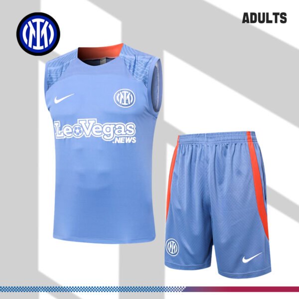 2024/2025 Inter Milan Light Gray Adult Vest Training Wear (Adult Kit)