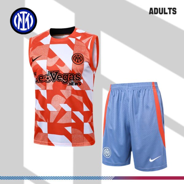2024/2025 Inter Milan Orange Adult Vest Training Wear (Adult Kit)