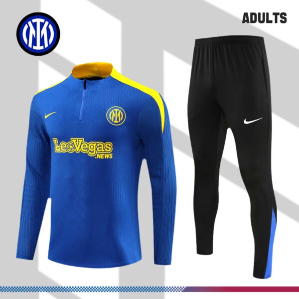 2024/2025 Inter Milan Blue Adult Half Zip Training Suit (Adult Kit)
