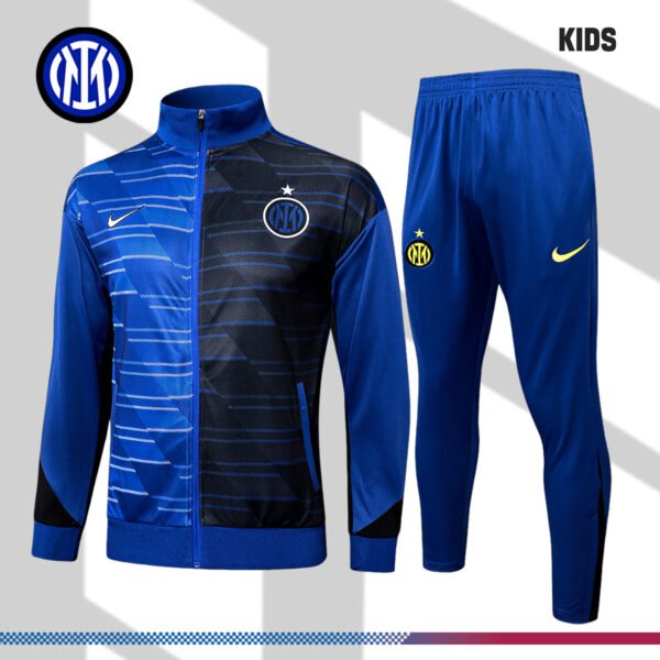 2024/2025 Inter Milan Kids Full Zip Training Wear (Kids Kit)