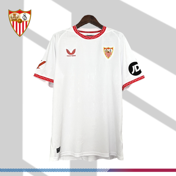 2024/2025 Sevilla Home Fan Edition Football Jersey