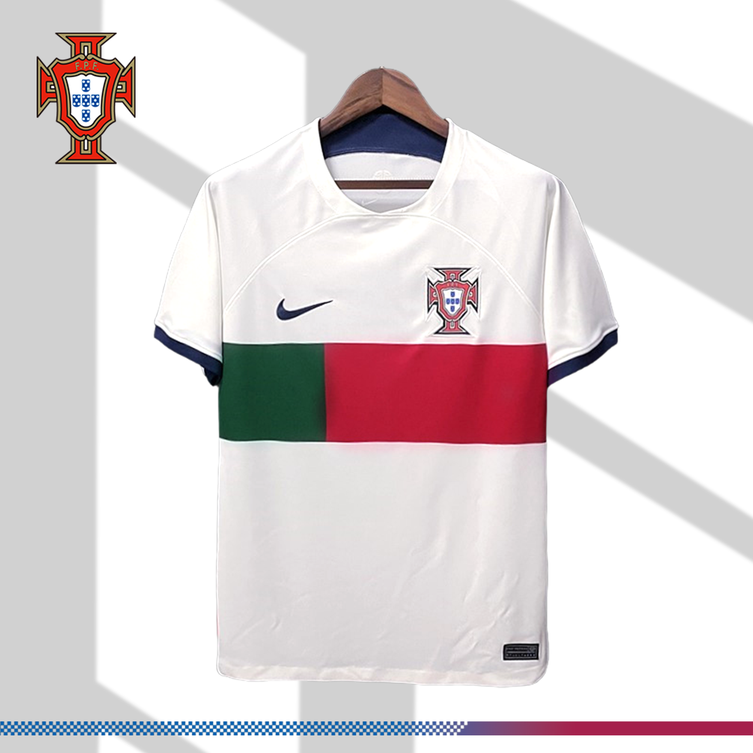 SKU-001629e077 2022 Portugal Away Football Shirt (Fan Edition) - Image 1