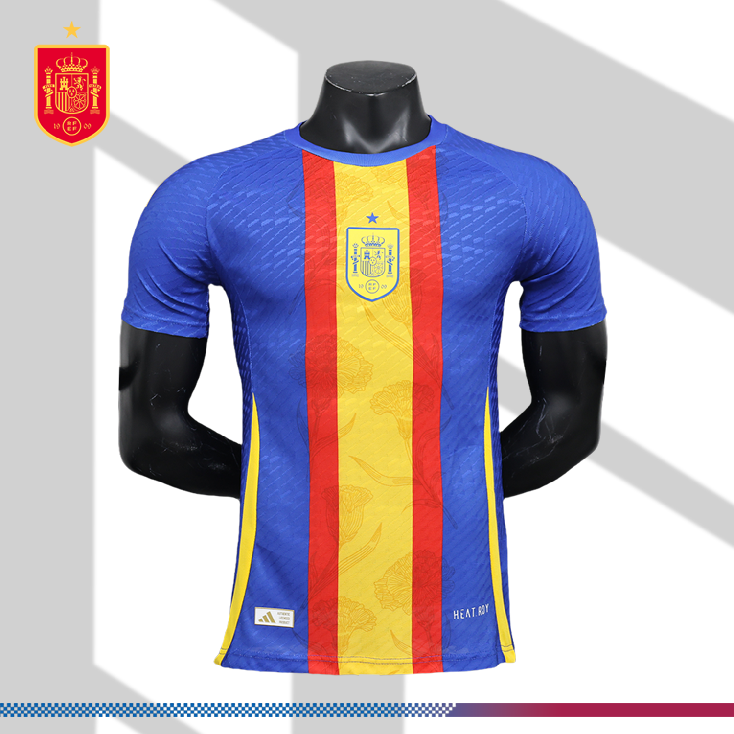 SKU-002628bfe5 2024/2025 Spain Pre-match Training Football Shirt (Player Edition) - Image 1