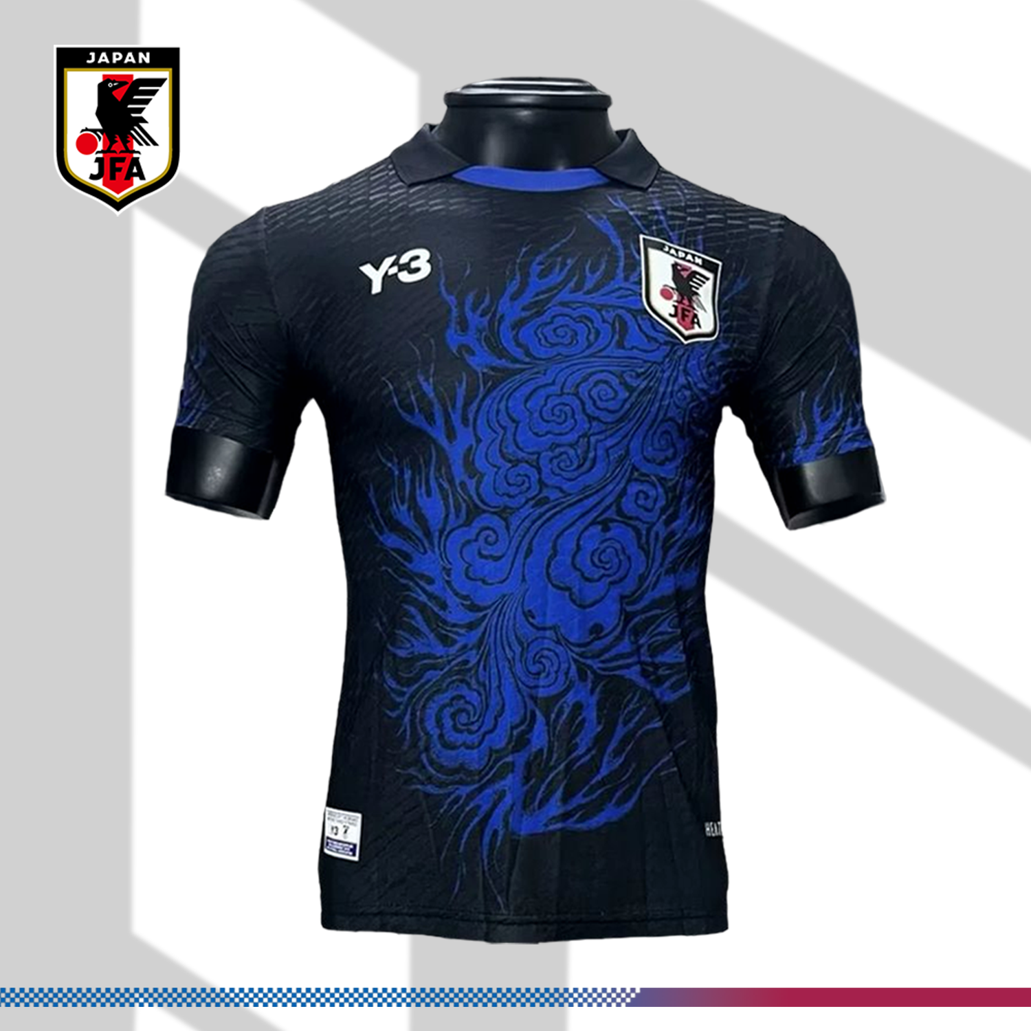 SKU-0028328a79 2024/2025 Japan Blue Flame Edition Football Shirt (Player Edition) - Image 1