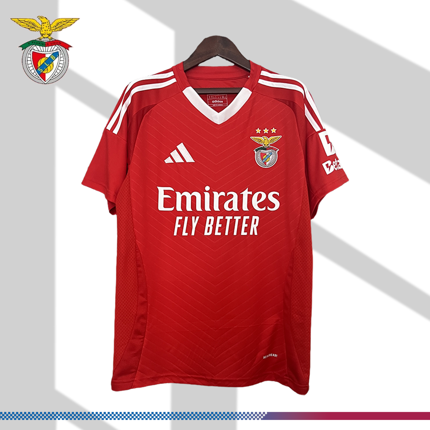 SKU-002902bcde 2024/2025 Benfica Football Club Home Football Shirt(Fan Edition) - Image 1