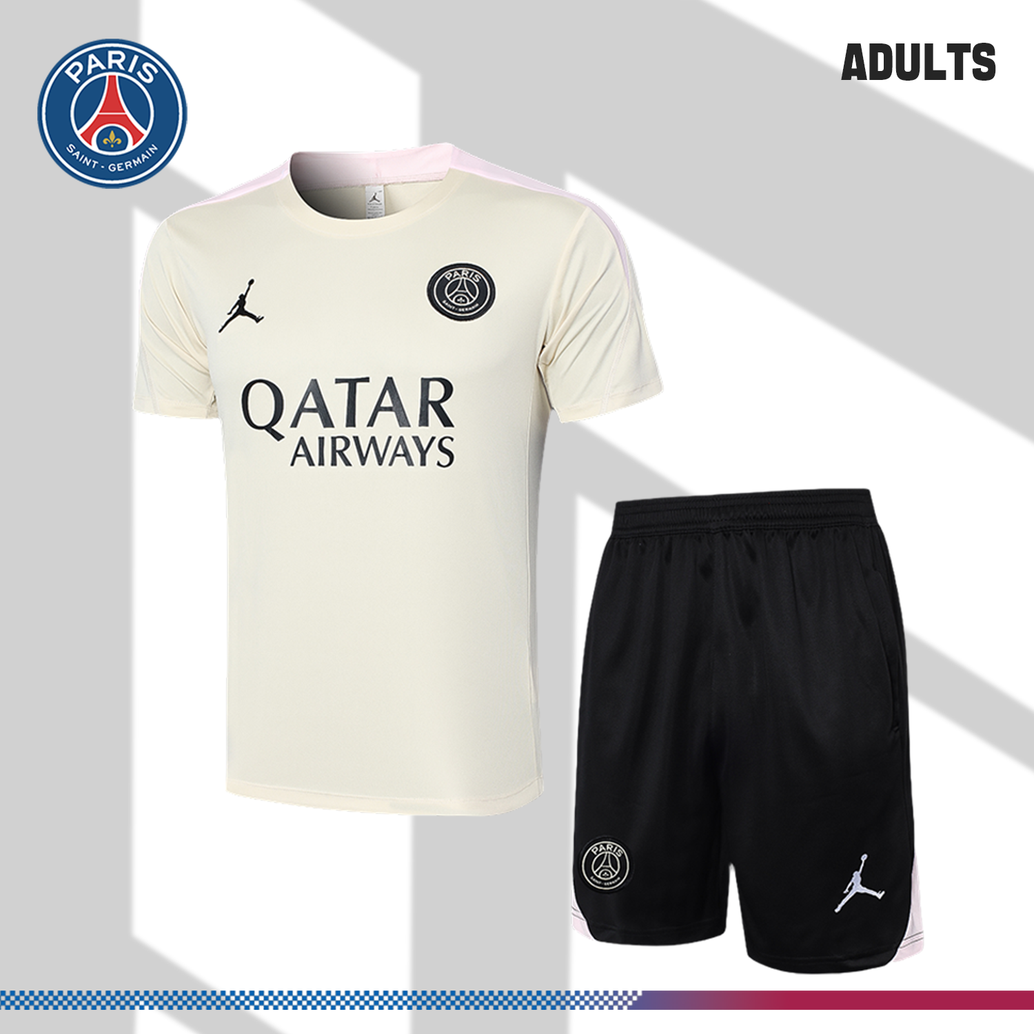 SKU-00294604d8 24/25 Paris Saint Germain Short Sleeve Training Kit (Adult Kit) - Image 1