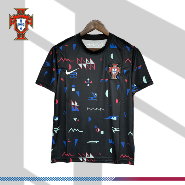 2024/2025 Portugal Pre-match Training Football Shirt （Fan Edition）