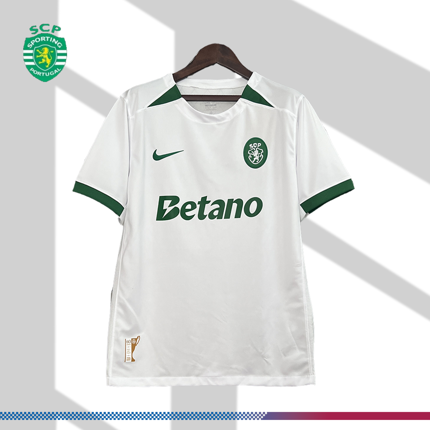 SKU-0057320f7b 2024/2025 Sporting Lisbon Away Football Shirt(Fan Edition) - Image 1