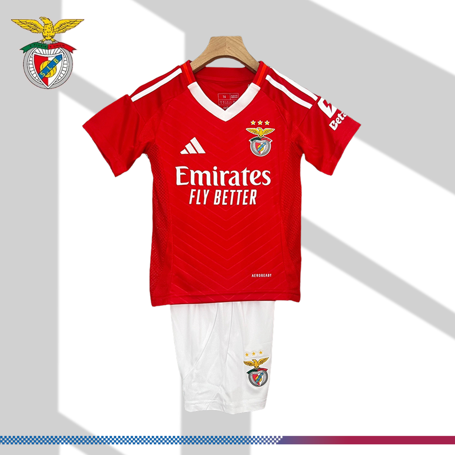 SKU-011859ceb6 2024/2025 Benfica Football Club Home Football Shirt(Kits Kit) - Image 1