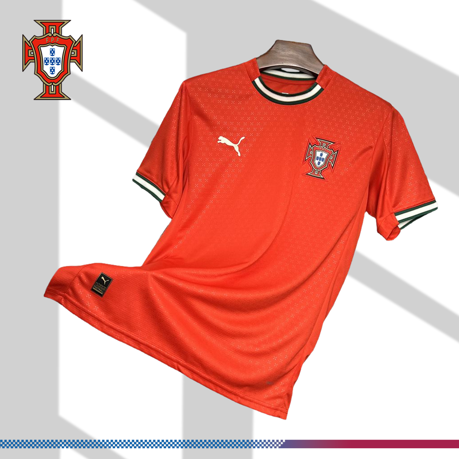 SKU-0122545105 2024/2025 Portugal Home Football Shirt (Fan Edition) - Image 1