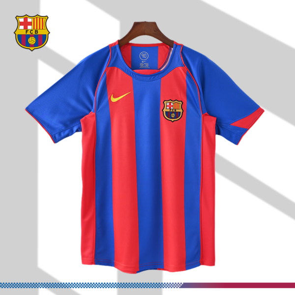 2004/2005 Barcelona Home Retro Football Shirt