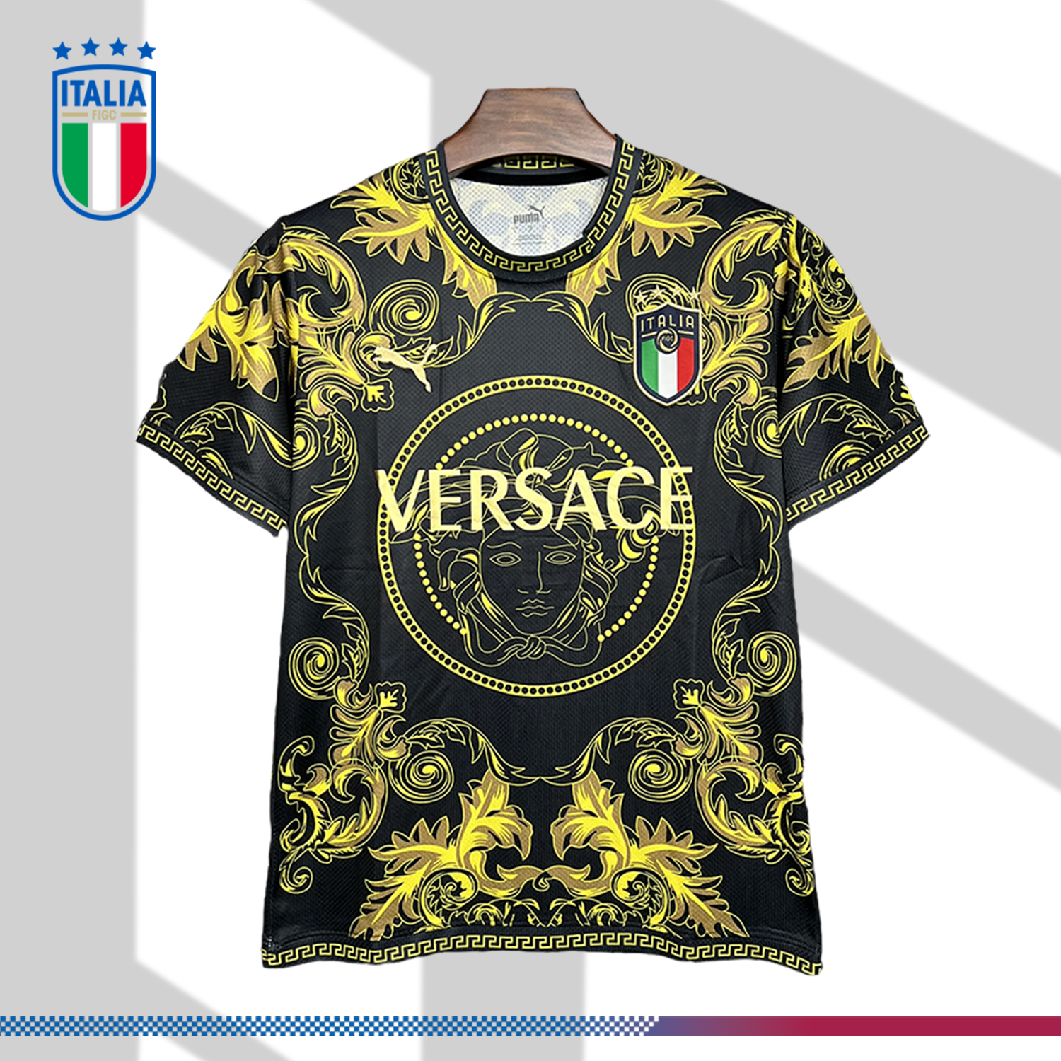 SKU-0137144ce1 2022/2023 Italian Versace Collaboration Football Shirt - Image 1