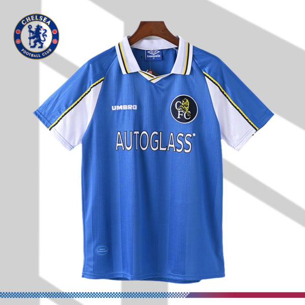1997/1999 Chelsea Retro Home Football Shirt (Fans)