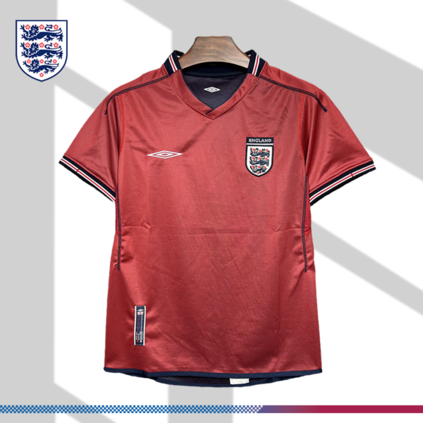 2002 England Away Retro Football Shirt