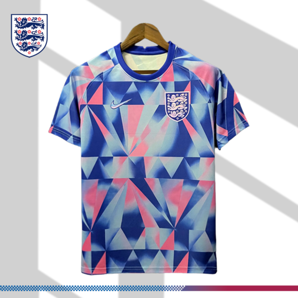 2022 England Pre-match Training Retro Football Shirt