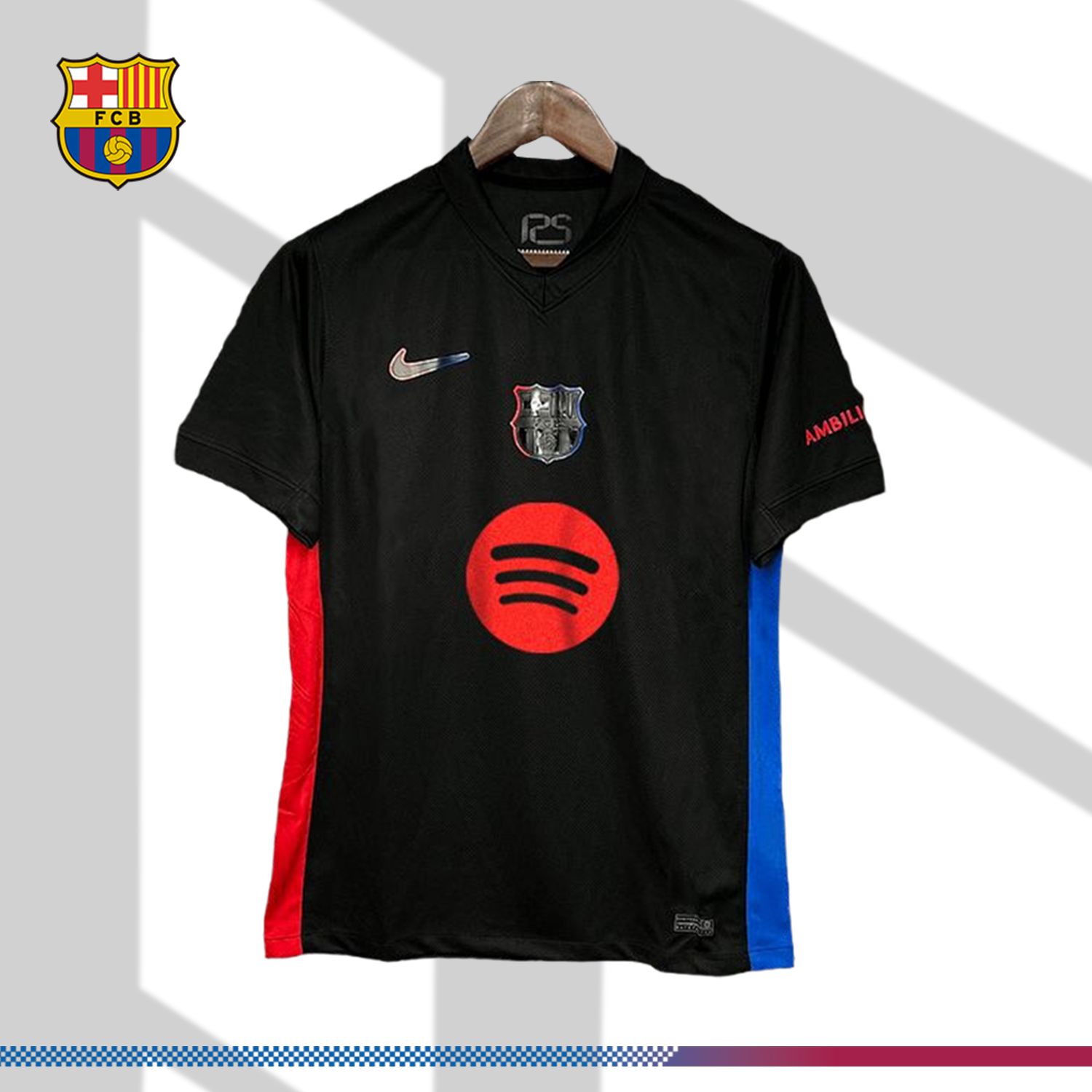SKU-0223321c0f 2024/2025 Barcelona Fan Edition Away Football Shirt - Image 1