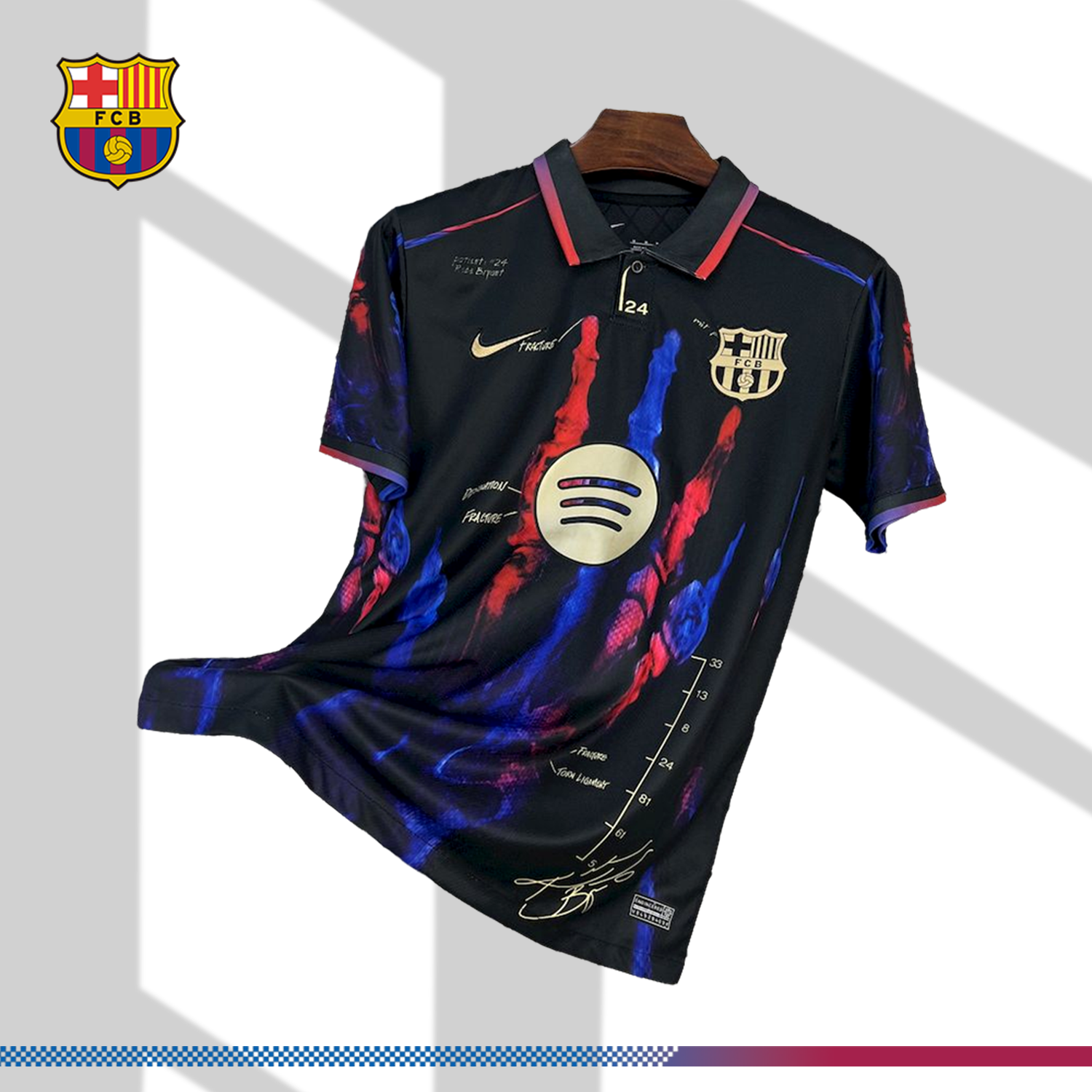 SKU-0227369bcc 2025/2026 Barcelona Special Edition Football Jersey (Fan Edition) - Image 1