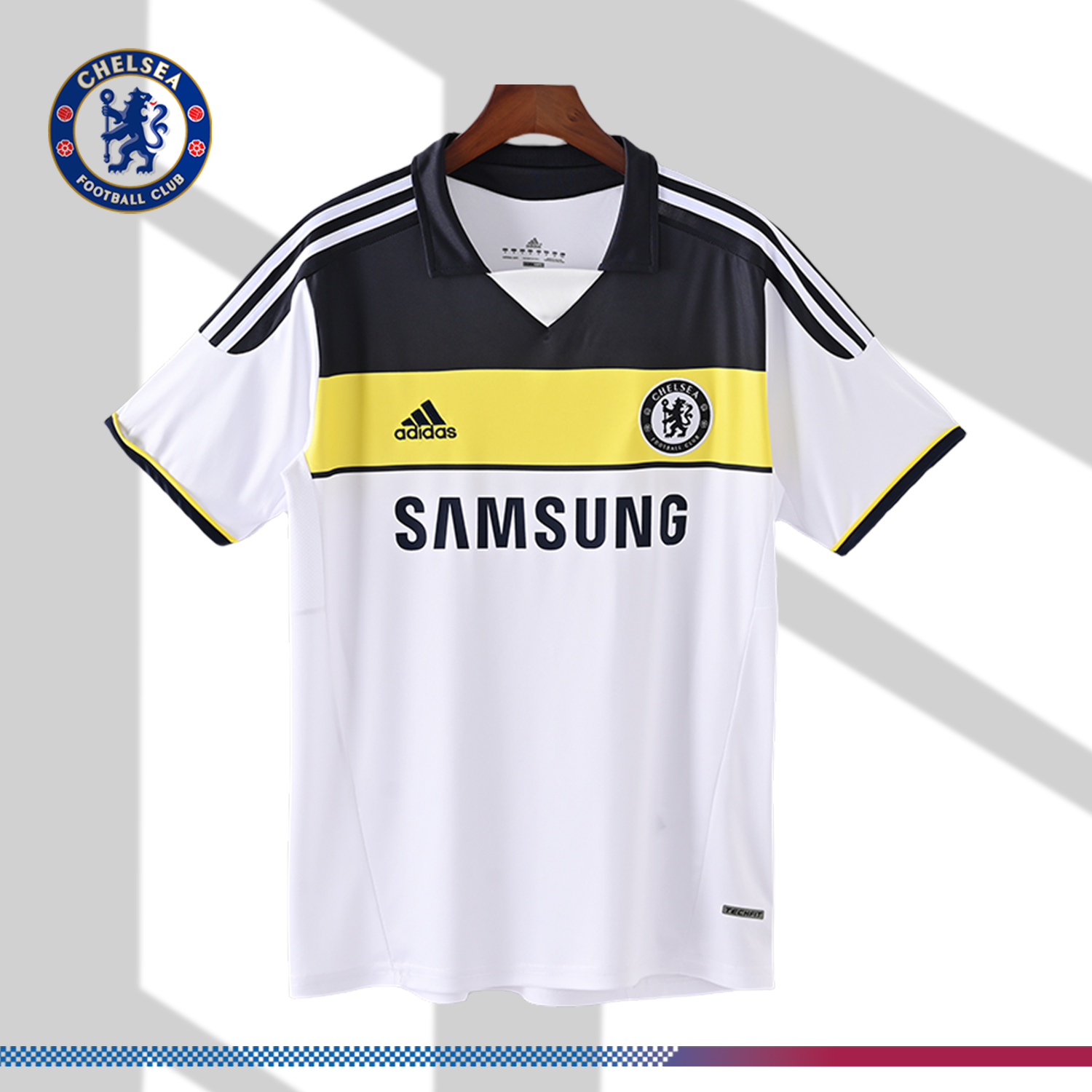 SKU-023157eb1e 2011/2012 Chelsea Retro Second Away Football Shirt (Fans) - Image 1