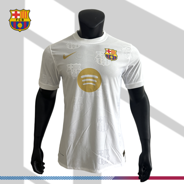 2024/2025 Barcelona White Special Edition Football Jersey (Player Edition)