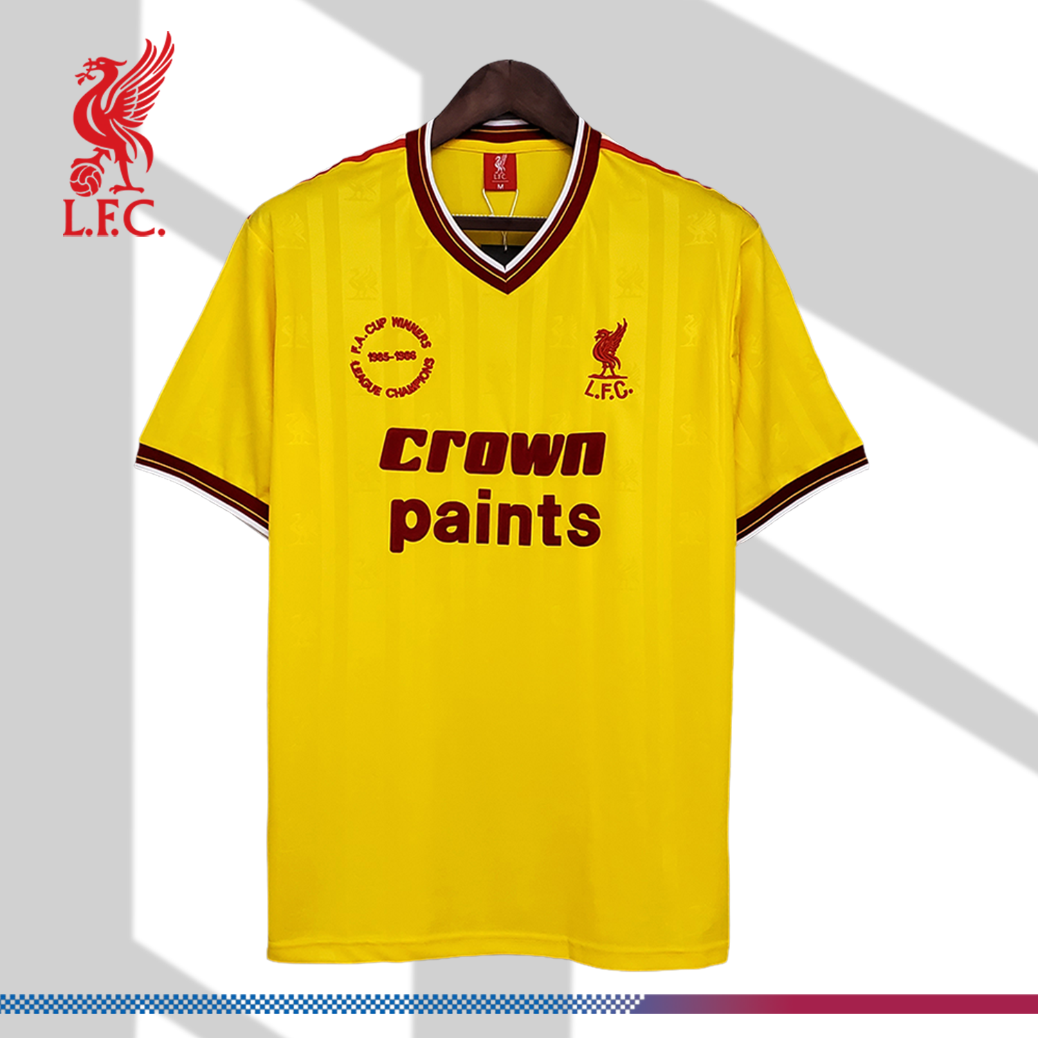 SKU-024055a145 1985/1986 Liverpool Retro Away Football Shirt - Image 1