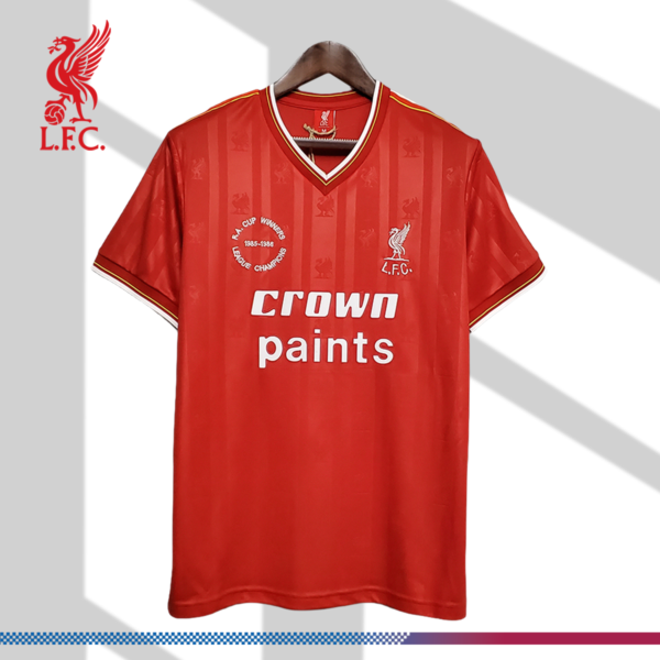 1985/1986 Liverpool Retro Home Football Shirt