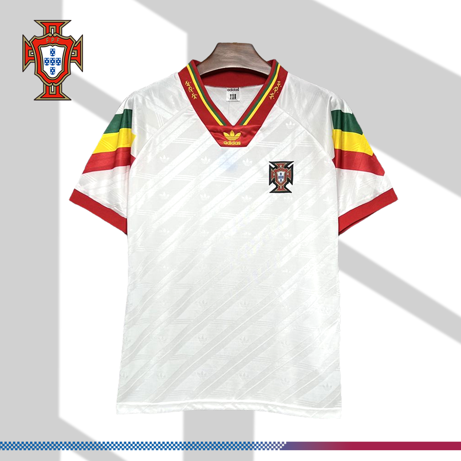SKU-024207a8d8 1992/1994 Portugal Away Retro Football Shirt - Image 1