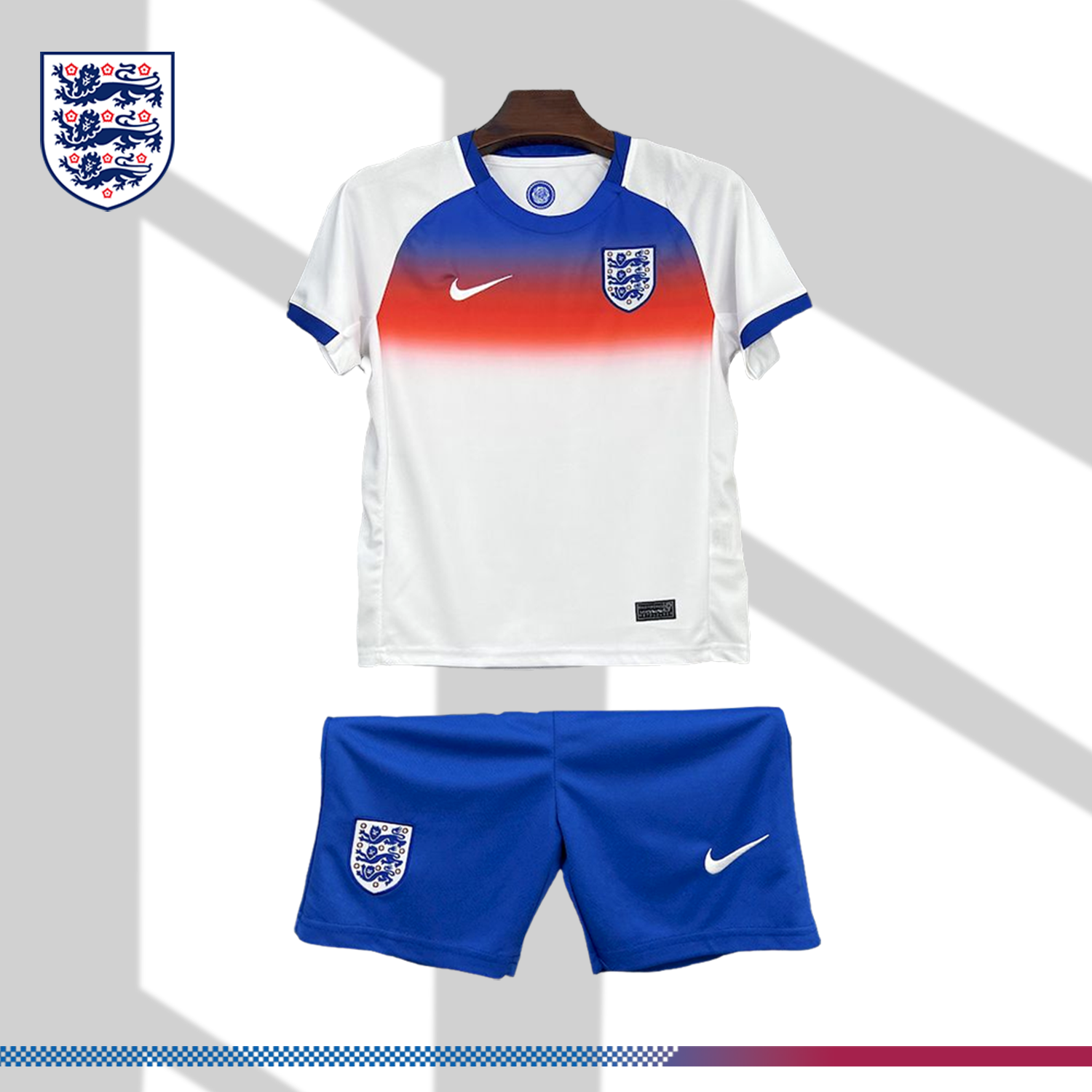 SKU-024257daa3 2025/2026 England Home Kids Football Shirt (Kids Kit) - Image 1