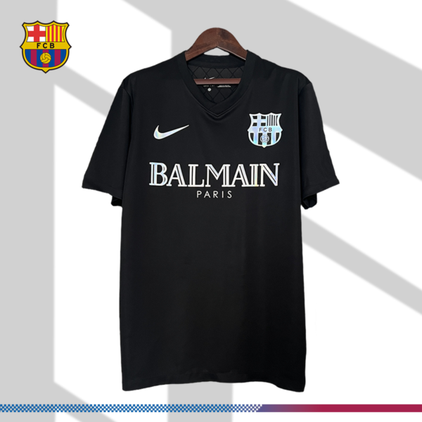 2024/2025 Barcelona Fan Edition Black Football Shirt（Fan Edition）