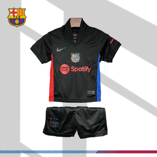 2024/2025 Barcelona Away Kids Jersey (Kids Kit)