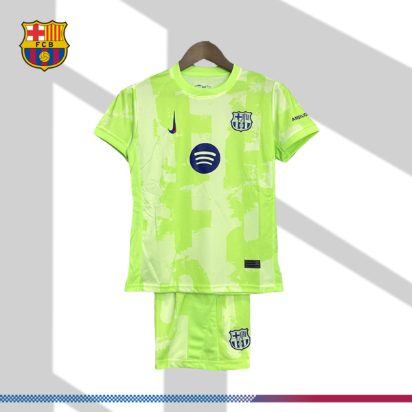 2024/2025 Barcelona Third Away Kids Jersey (Kids Kit)